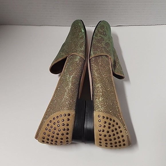 Vaneli iredescent cheetah print studded flats - Picture 7 of 10